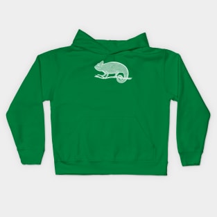 Chameleon Ink Art - detailed exotic animal design Kids Hoodie